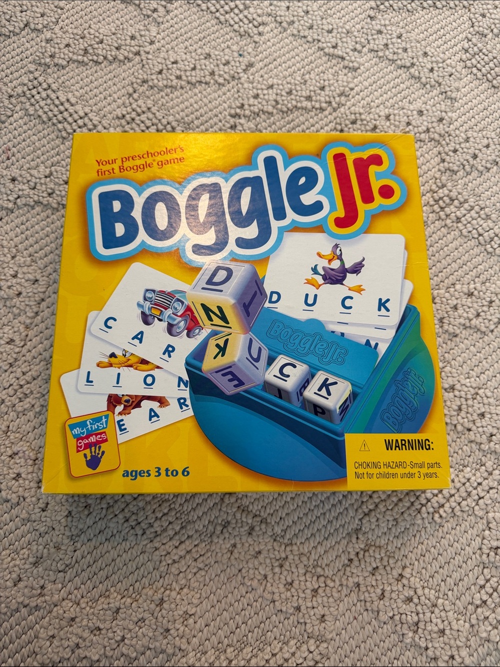 Boggle Jr Kids Word Game